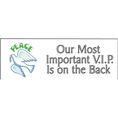 Peace Dove Panoramic Photo Hand Mirror (1 5/8"x4 5/8")