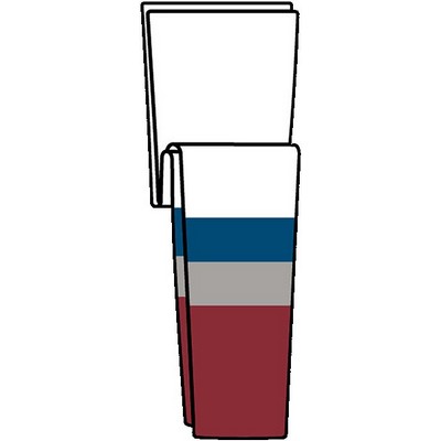 Colorado Pro Series White & Maroon Home Socks w/Blue & Gray Stripe