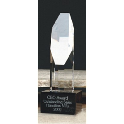 Optical Crystal Octagonal Award (2½"x8")