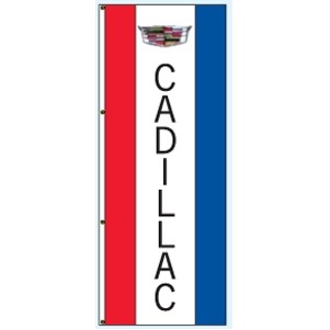 Single Faced Interceptor® Drape Flags (Center Panel - Cadillac®) (3' x 8')