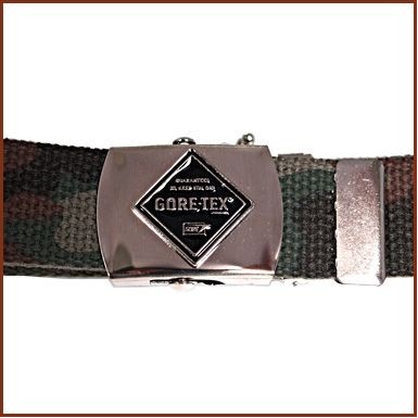 42" Web Belt & Military Buckle W/1" Emblem (1 Color-fill)