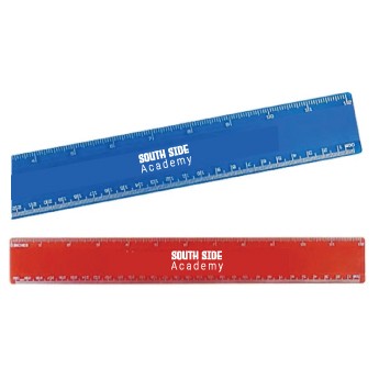 12" Plastic School Ruler
