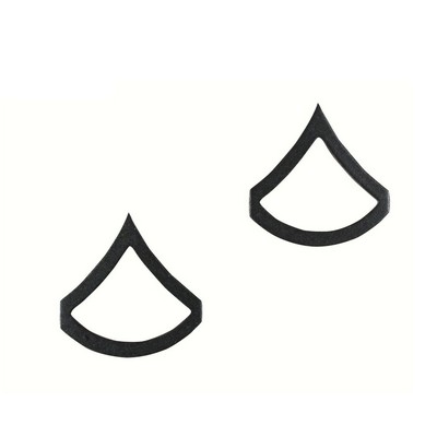 Military Subdued Private First Class Insignia Pin