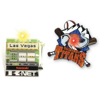 3/4" Blinking Lapel Pin