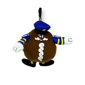 Custom Plush Mini Cupcake Mascot w/ Keychain Attachment