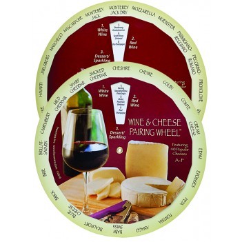 Wine & Cheese Pairing Wheel Guide