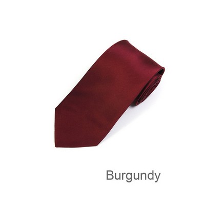 Men's Solid Silk Neck Tie