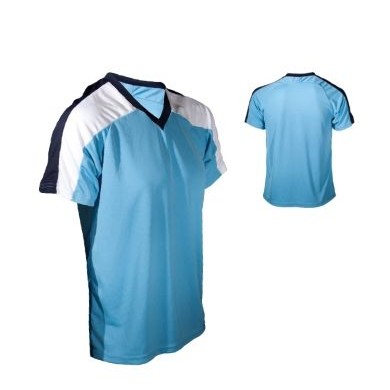 Adult Cool Mesh Soccer Jersey Shirt w/ 3 Color Raglan Sleeve