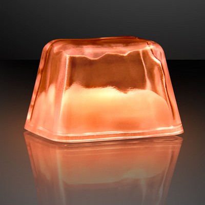 Orange Inspiration Ice LED Cubes - PATENT NO. D650,121 - BLANK