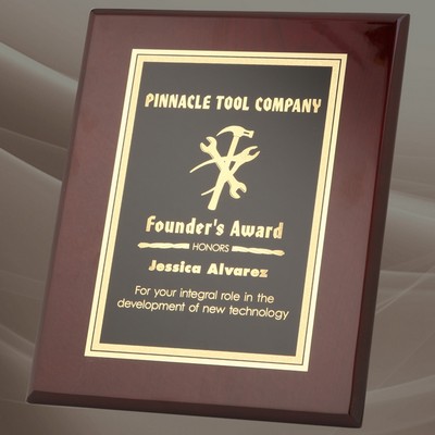 Laser Engraved Wall Plaque