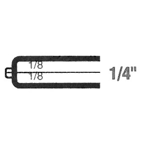 Rigid Clear Hinged Plastic Box (2 1/8"x1 5/8"x1/4")
