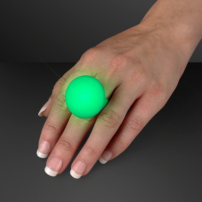 LED Green Flash Glow Ring - BLANK