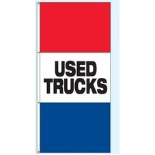 Single Faced Free Flying Drape Flags (Used Trucks)