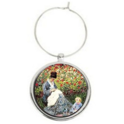 Wine Glass Charm w/1" Insert