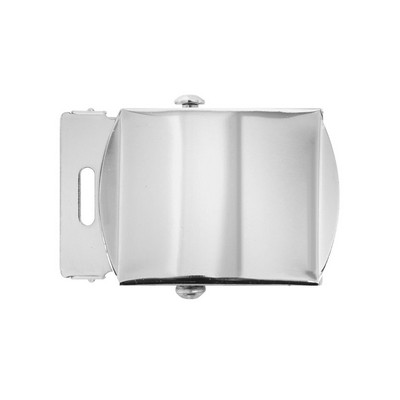 Chrome Plated Web Belt Buckle