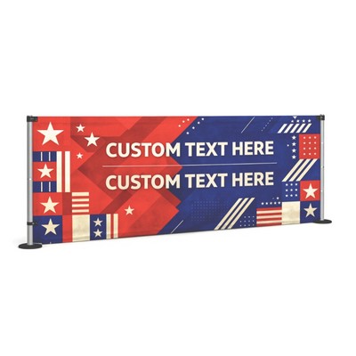 10' Tent Side Rail Digital w/ Frame Each (Single Sided)