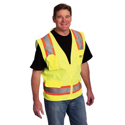 Two Tone 6 Pocket Surveyors Vest