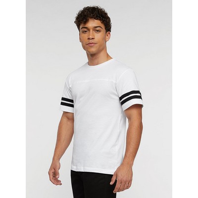 Live & Tell Unisex Football Crew Neck Short Sleeve Fine Jersey T-Shirt