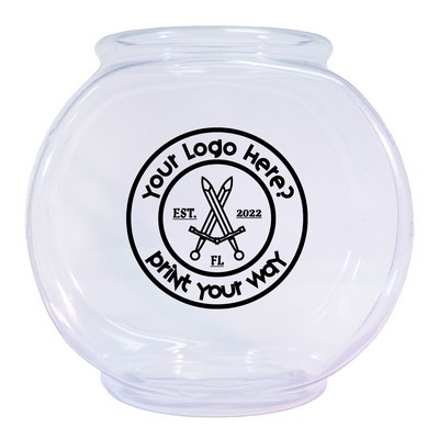 154 Oz. Flat Side Drum Bowl/ 1 1/2 Gallon - Imprinted