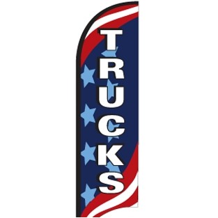 11' Street Talker Feather Flag Kit (Trucks)