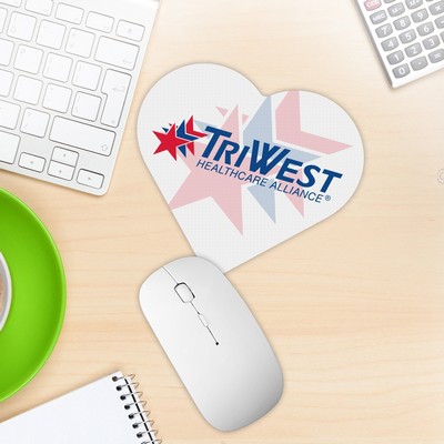 Heart Shape Mouse Pad