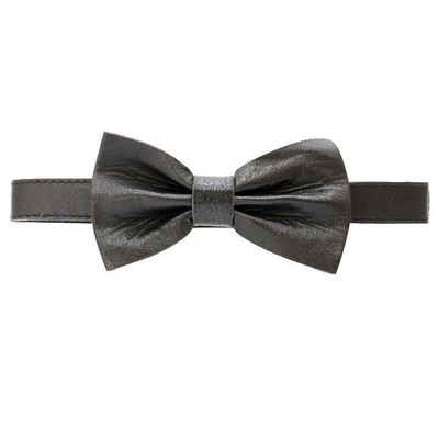 Ashlin® Designer Midnight Black Bobby Groomsmen Wedding Bow Tie