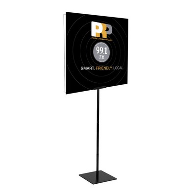 Economy Banner Stand Kit, Double Sided Premium Film (23" x 24")