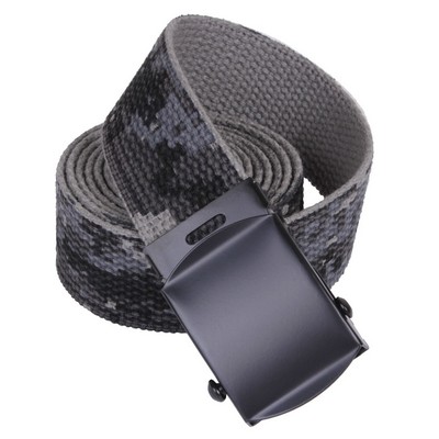 Subdued Urban Digital Camo/Gray Reversible Web Belt