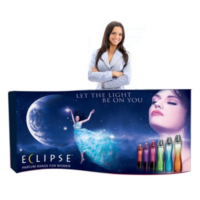 Fabsta Curved Counter Kit Display 20"D