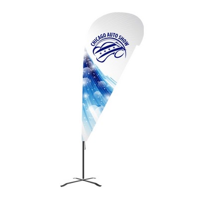 Flex Blade® Teardrop Flag G7 Pole Set, Hardware Only 6'H