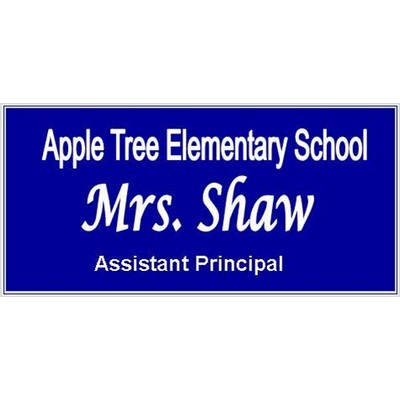 Name Badge - Laser Engraved - 3-1/2" x 2-1/4"