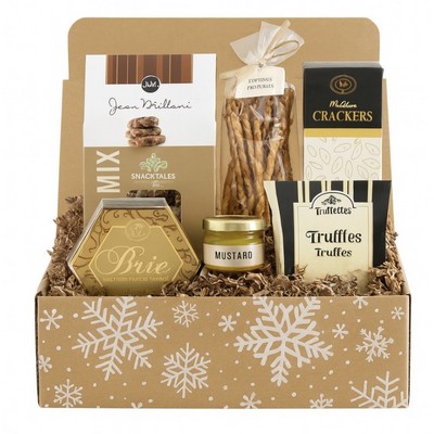 Holiday Gourmet Snack & Cheese Gift Box