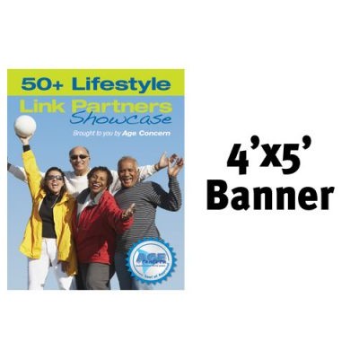 Mesh Vinyl Banner - 4'x5' w/grommets