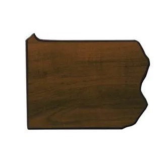 Pennsylvania State Shaped Plaque ( 6½"x8½")