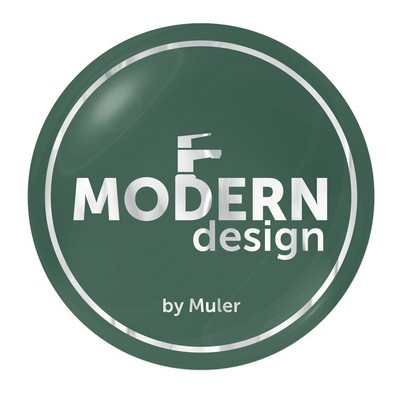 Domed Decal | Circle | 2 1/2" dia. | Chrome Poly