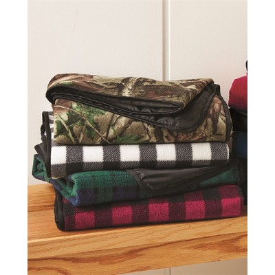 Alpine Fleece Polyester/Nylon Patterned Picnic Blanket