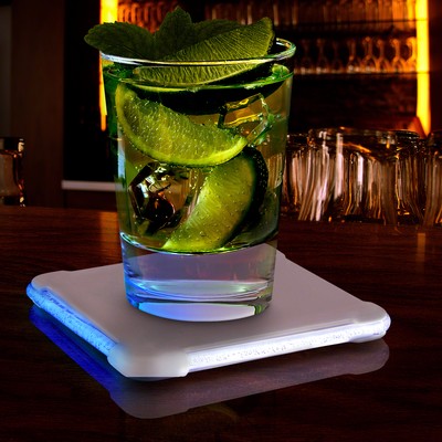 Sci-Fi Pulse Light Up Drink Coasters - BLANK