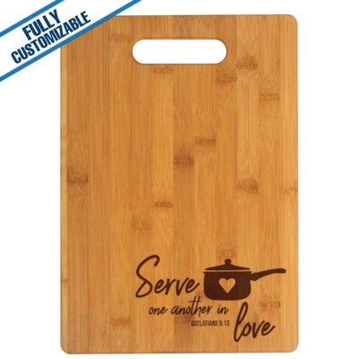 Bamboo Cutting Board (13.5" x 9.75" x .43")
