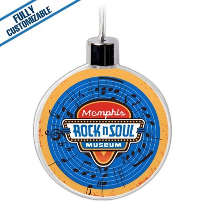 2-Sided Medium Hanging Ball Ornament