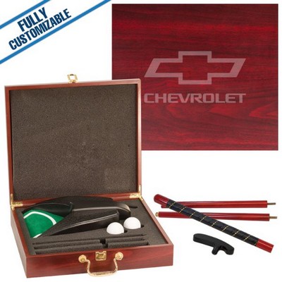 Executive Golf Set Rosewood Finish