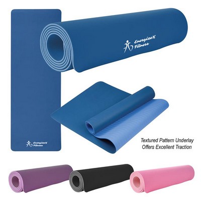 Two-Tone Double Layer Yoga Mat