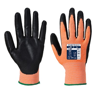 Nitrile Foam Amber Cut Gloves