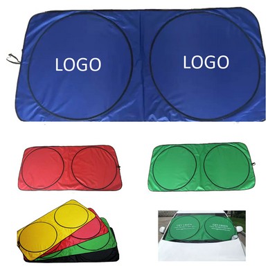 Colorful Folding Car Window Sun Shade