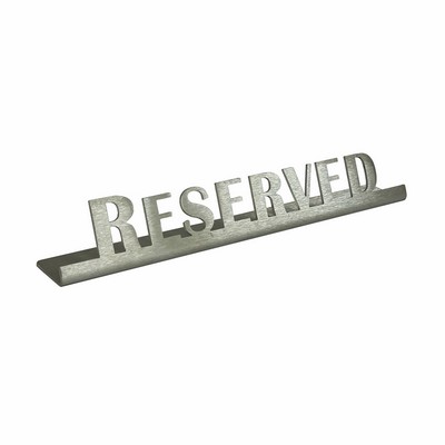 Laser Cut Stainless Steel Table Sign (Reserved)
