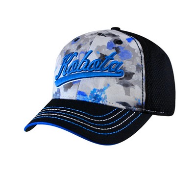 Sublimation Mesh Cap w/Stitching Detail