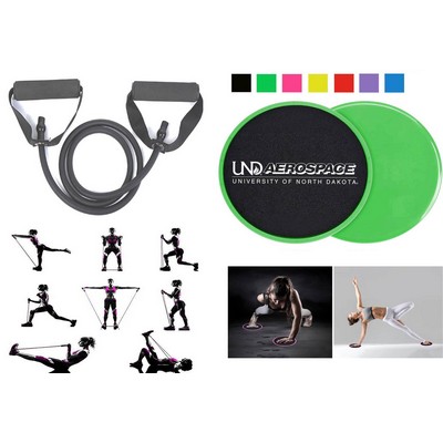 iBank ® Exercise Band + Fitness Sliders