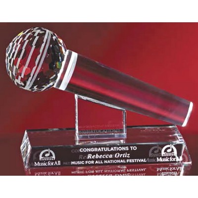 Clear Crystal Microphone