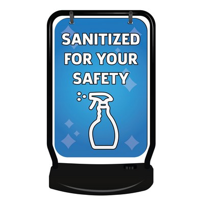 Stock Swing Sign (Sanitized- Double Sided Kit)