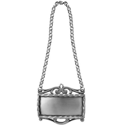 Salisbury Pewter Plain Decanter Label