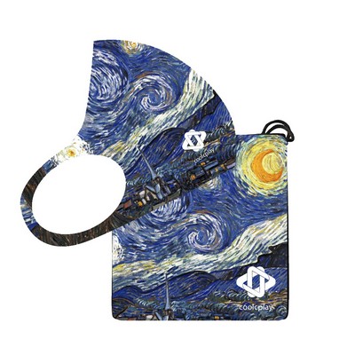 The most comfortable, high quality mask available. This 100% high density microfiber mask stretches